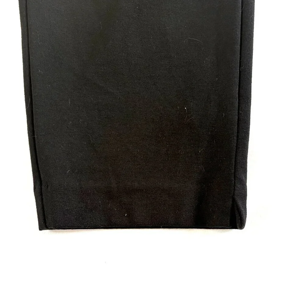 Chico's black knit pants Size 0 stretch cropped ankle